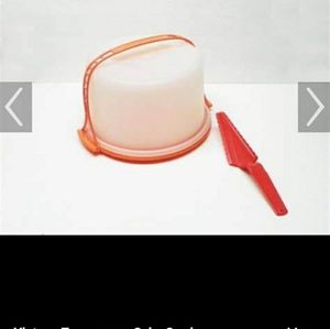 Tupperware cake holder